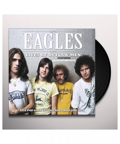 Eagles LIVES OF OUTLAW MEN Vinyl Record $10.20 Vinyl