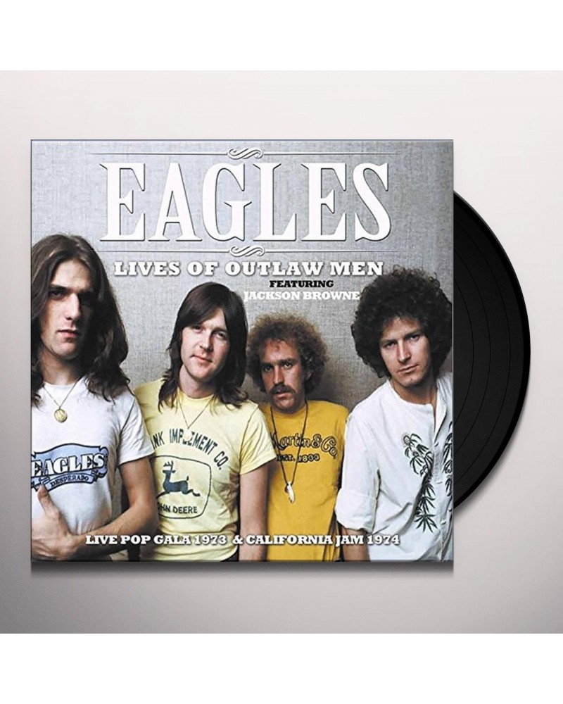 Eagles LIVES OF OUTLAW MEN Vinyl Record $10.20 Vinyl