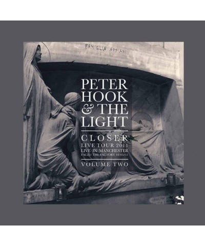 Peter Hook and The Light CLOSER LIVE TOUR 2011 - LIVE IN MACHESTER VOL. 1 Vinyl Record $8.16 Vinyl