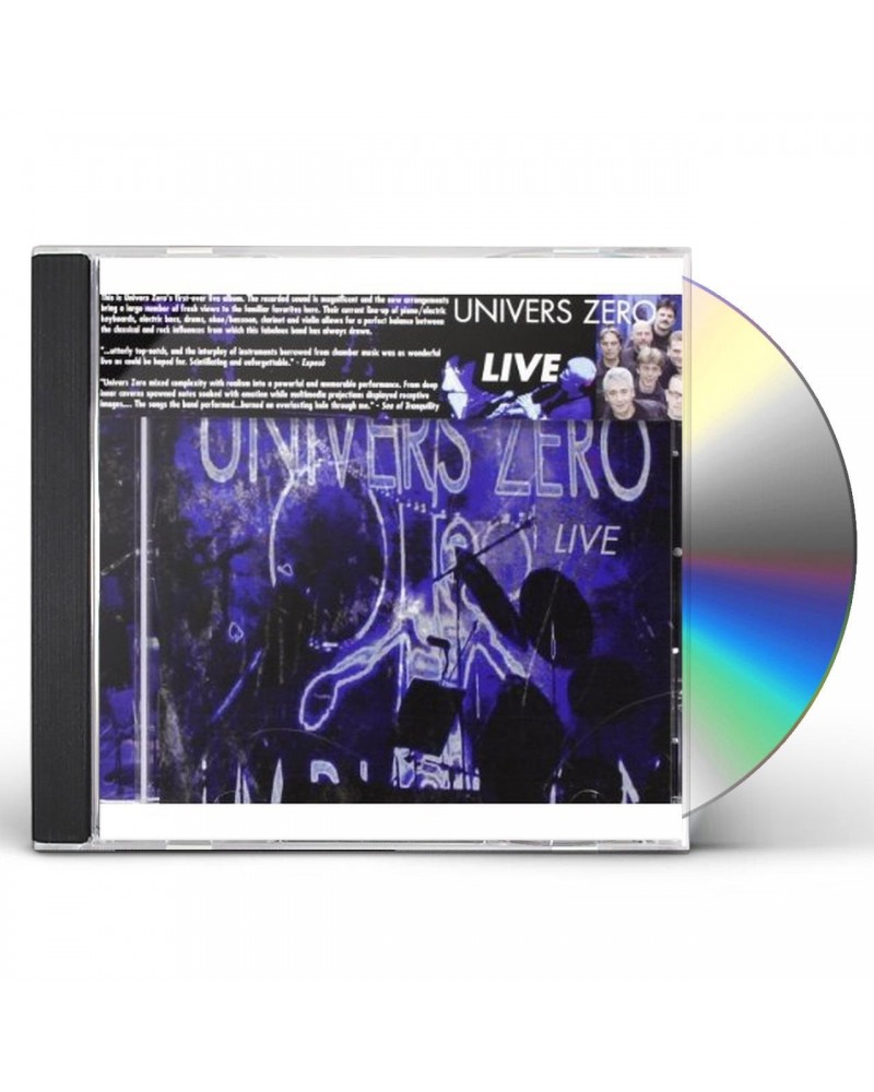 Univers Zero LIVE CD $7.70 CD