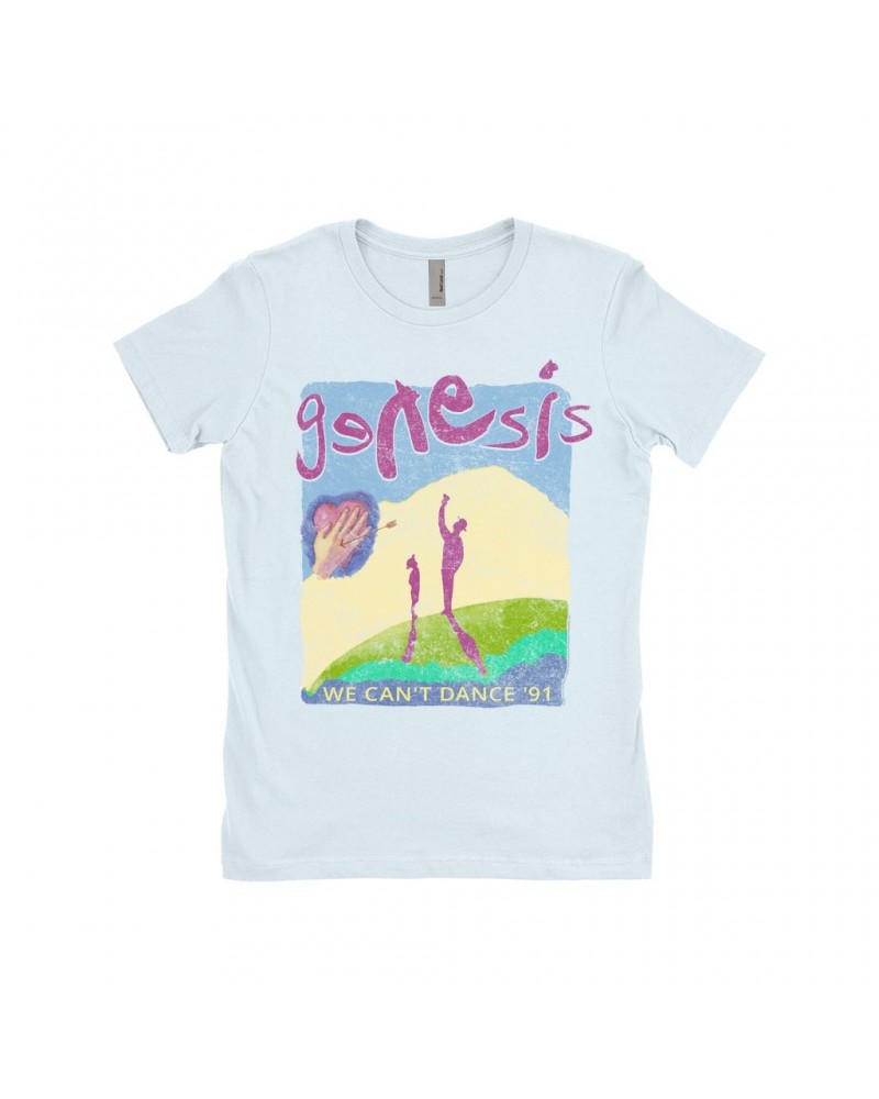 Genesis Ladies' Boyfriend T-Shirt | 1991 We Can't Dance Concert Shirt $8.48 Shirts