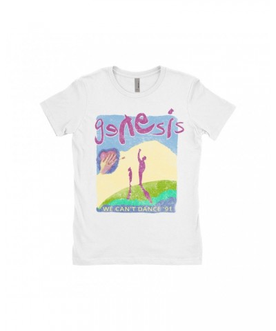 Genesis Ladies' Boyfriend T-Shirt | 1991 We Can't Dance Concert Shirt $8.48 Shirts