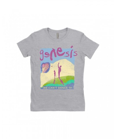 Genesis Ladies' Boyfriend T-Shirt | 1991 We Can't Dance Concert Shirt $8.48 Shirts