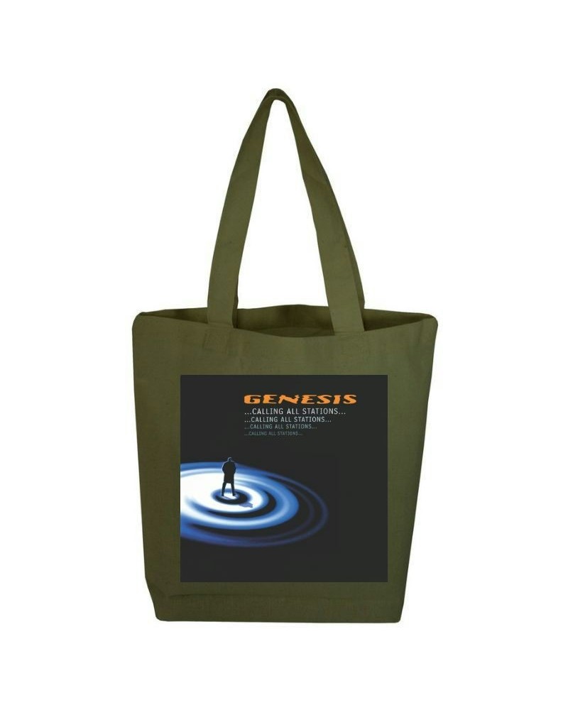 Genesis Calling All Stations Olive Tote Bag $8.20 Bags