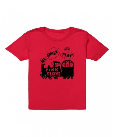 Pink Floyd Kids T-Shirt | See Emily Play Train Sketch Kids T-Shirt $11.73 Kids